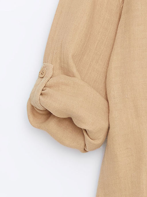 Hakim Yaka Uzun Kollu Basic Erkek Bebek G?mlek - Waikiki фото 2