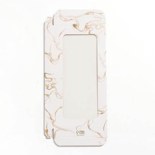 Цена за 5 шт. Коробка для шоколада, кондитерская упаковка, 8 Марта, с окном, 17.3?8.8?1.5 см