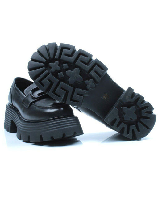 03-5932 BLACK Лоферы женские (натуральная кожа) - Фабричный китай фото 14