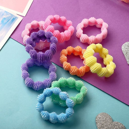 Резинка для волос Махрушка (набор 30 шт) волна яркость, 5 см, микс - Simaland фото 2