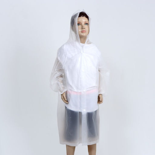 Дождевик детский однотонный прозрачный, рост 120-160 см, цвет МИКС - Simaland фото 4