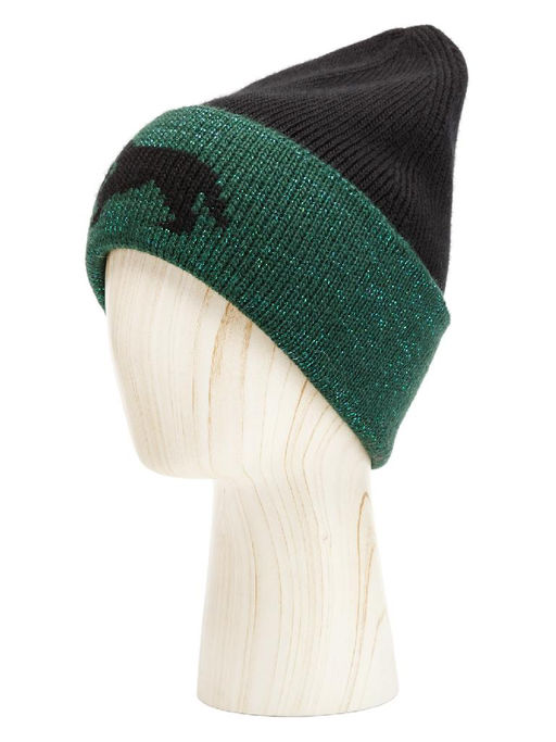 Шапка жен. шерсть+акр LB-BR55035 black/d.green - Labbra фото 5