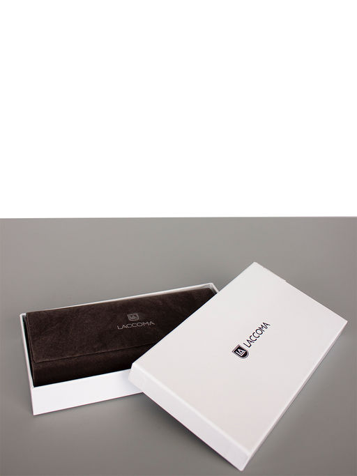 LACCOMA кошелек LA-1096-черный натуральная кожа