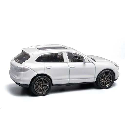 Белая инерционная машинка с люком на крыше die-cast , 1:32
