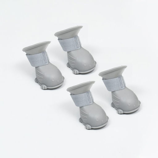 Ботинки для собак, резиновые, набор 4 шт, размер L , серые - Simaland фото 12