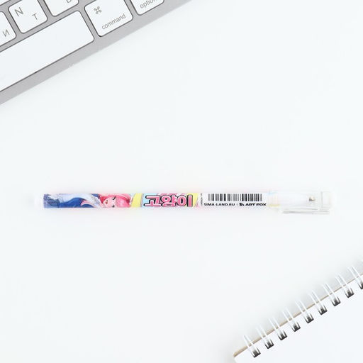 Цена за 10 шт. Ручка пластик шариковая, синяя паста, 0,5 мм Кавай - Artfox фото 4