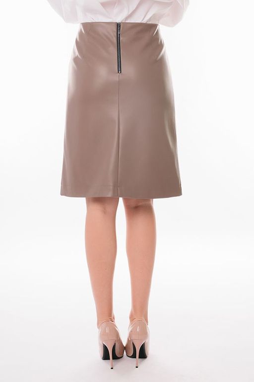 NOBBY, Юбка Ю19-500/6 (темный беж) (эко-кожа)  фото 5
