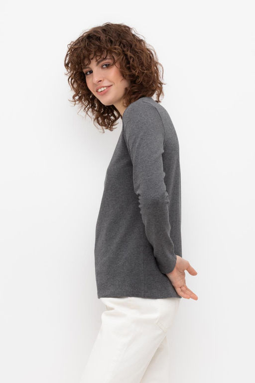 ЕВТ 3261/тем.серый меланж джемпер жен