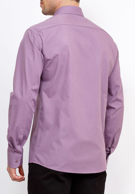 Сорочка мужская длинный рукав GREG 730/319/PUR/Z  фото 5
