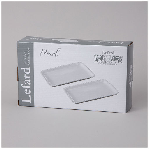 НАБОР БЛЮД LEFARD PEARL ПРЯМОУГ. 2 ШТ. 25*14,5*2,5 СМ  фото 5