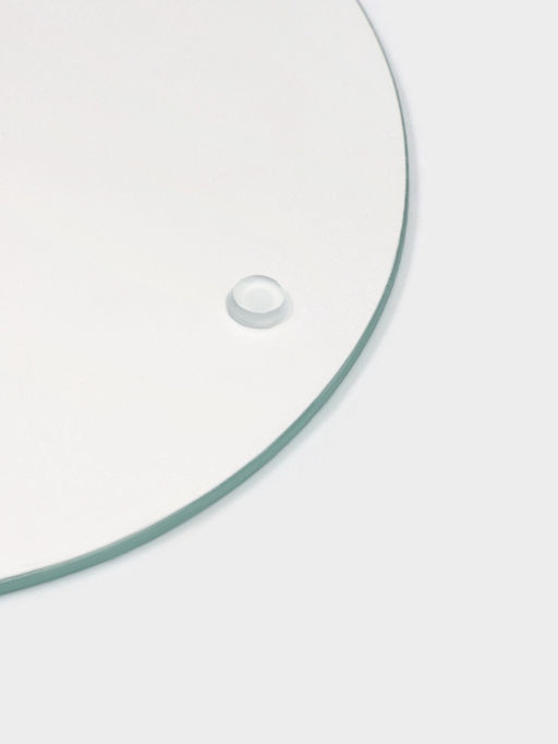 Доска разделочная Доляна Влюблённые фламинго, d=20 см, стекло