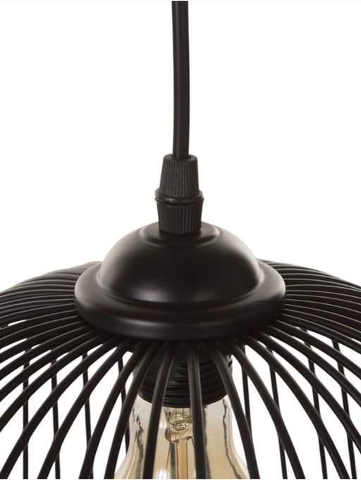 Светильник потолочный BayerLux Millie, 1×40 Вт, Е27, черный, 31×31×35 см