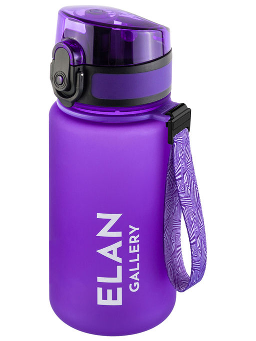 Бутылка для воды 350 мл 6,8*6,8*17 см "Style Matte" лаванда