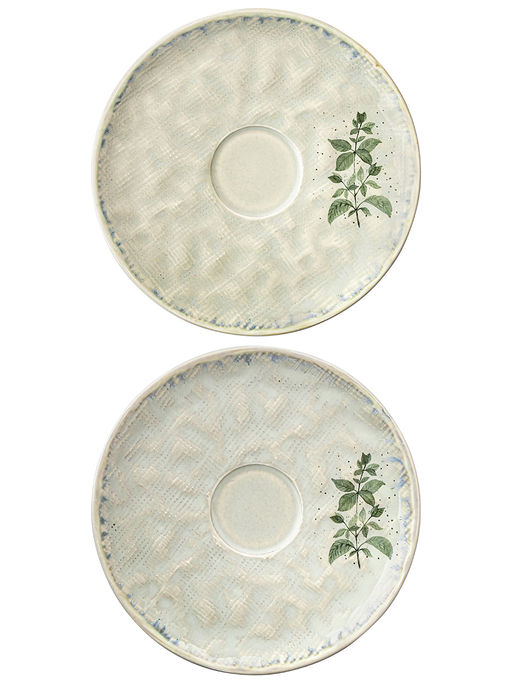 Чайная пара 4 пр. 280 мл 12,5*9*8 см Лимонная мята, фарфор - Elan gallery фото 8