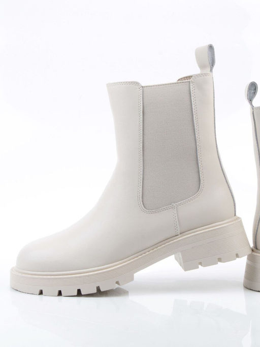 04-PAT177-2Z MILK Ботинки зимние женские (натуральная кожа, 100% шерсть)