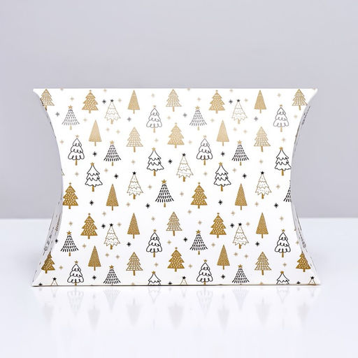 Цена за 10 шт. Коробка складная Зимний лес 15 х 11 х 3 см - UPAK LAND фото 2