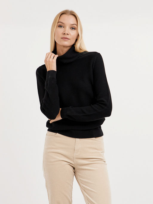 водолазка женская хлопковая свободного кроя - Glenfield фото 7