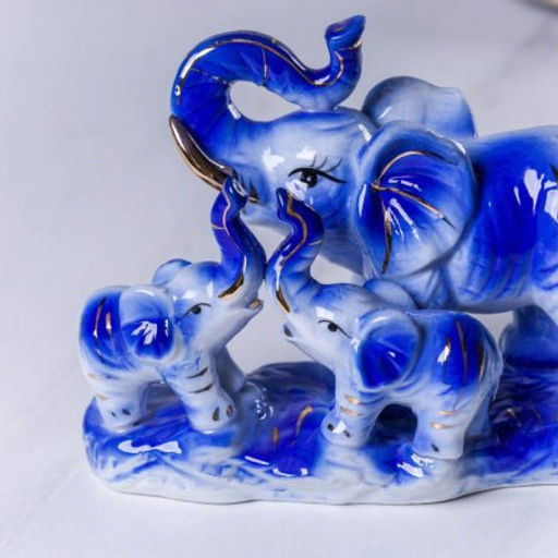 Статуэтка Семья слонов 12х15 см / W105 /уп 54/ - Галеонтрейд фото 4