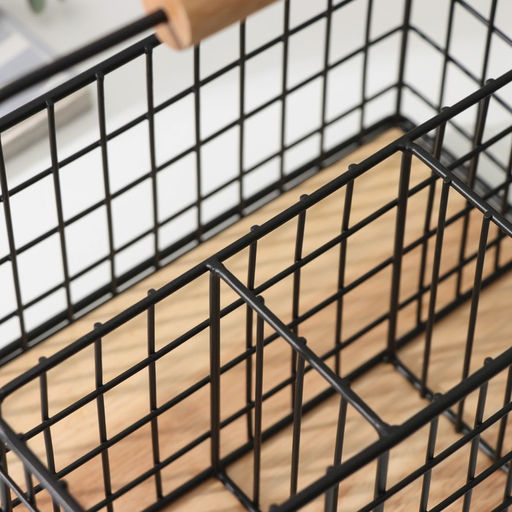 Корзина для мелочей Доляна Эстетика, 231612 см, чёрная  фото 3