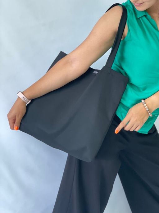 Шоппер Knitka, черный - Knitka wear фото 2