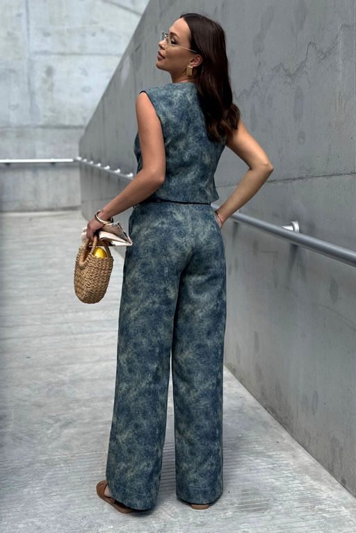 Брюки PRATA S037-Р синий