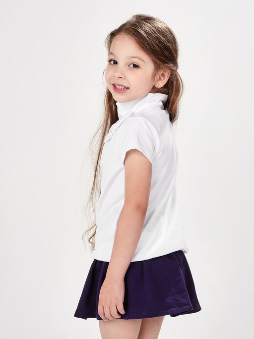 Футболка для девочки модная стильная праздник подарок UD 0667 белый - Mini maxi фото 2