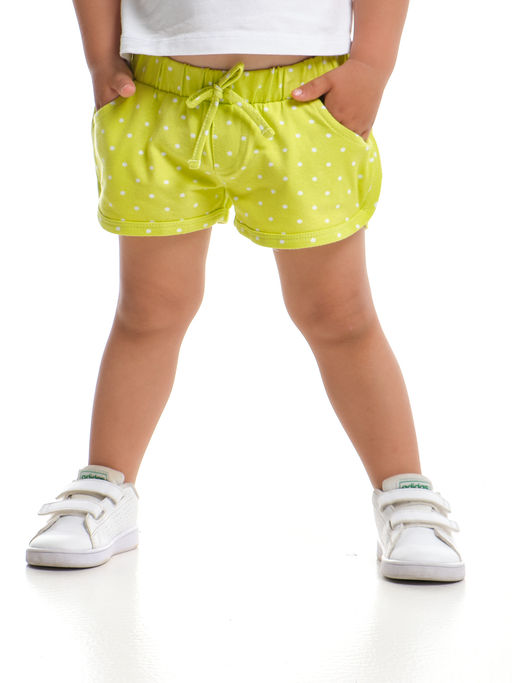 Шорты для девочки UD 1672 желтый-неон - Mini maxi фото 3