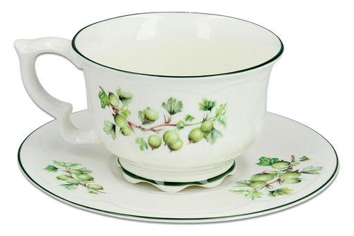 Чашка с блюдцем Крыжовник, 0,34 л - Anna lafarg фото 3