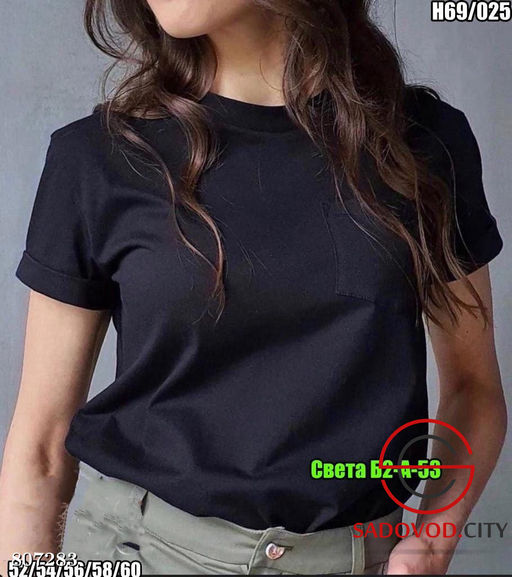 Футболка женская однотонная - Bruno фото 9