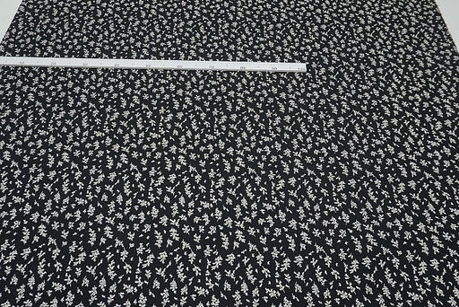 Теплый хлопок Луана цв.черный/кремовый, ш.1.5м, хлопок-100%, 160гр/м.кв - Купава фото 7