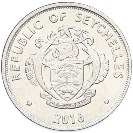 Монета 25 центов 2016 года Сейшелы