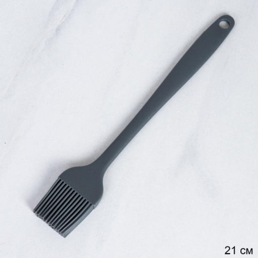 Кисточка силиконовая 21 см Грей / WRF-108 /уп 400/ - Галеонтрейд фото 2