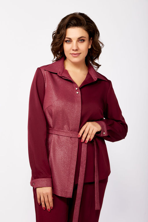 Костюм Olga Style С885 марсала