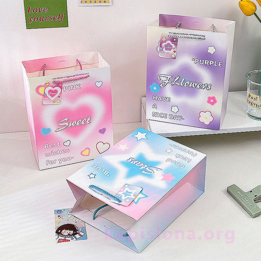 Подарочный пакет Shine bright like a star большой - Купи слона фото 2