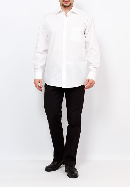 Сорочка мужская длинный рукав GREG Gb100/311/WHITE