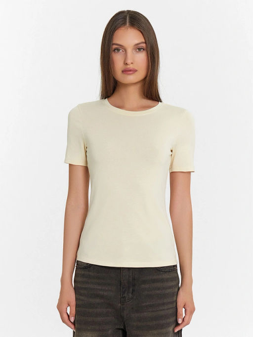 Футболка женская бежевая