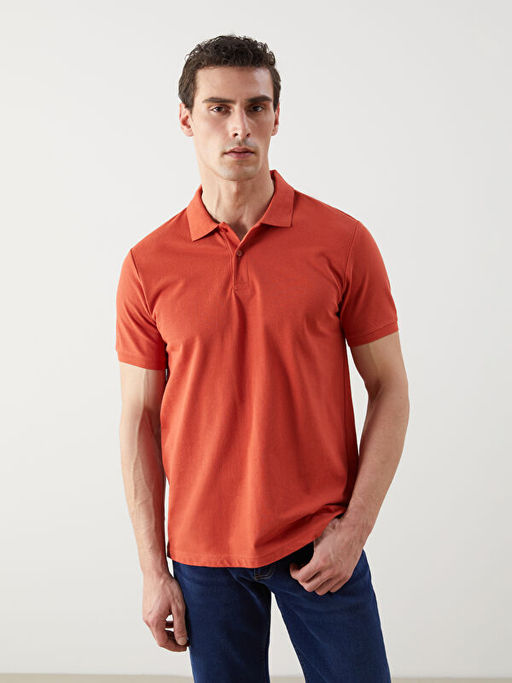 Polo Yaka K?sa Kollu Pike Erkek Ti??rt