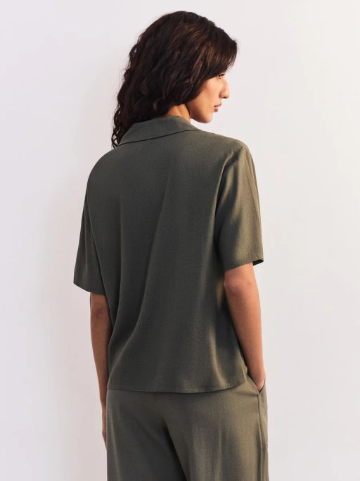 Льняная блуза прямого кроя ZR2605012002-13 / Zarina