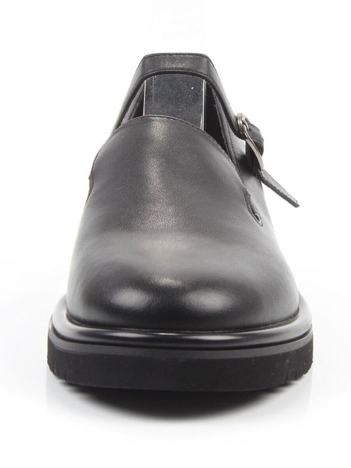 06-DLG05-1 BLACK Туфли женские (натуральная кожа)