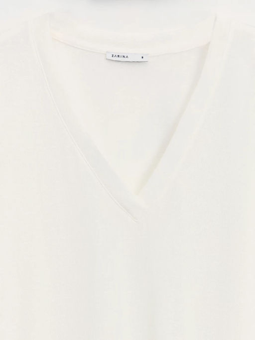 Полупрозрачная футболка прямого кроя ZR2605023423-2 / Zarina