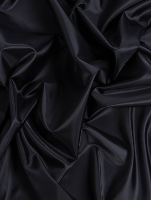 Цена за 100 шт. Подкладочная ткань таффета, 190Т, ширина 150 см, 100 м, полиэстер, чёрная