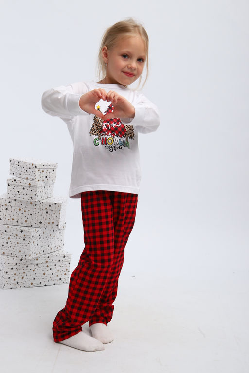 Пижама детская П324 Нарядные Ёлочки