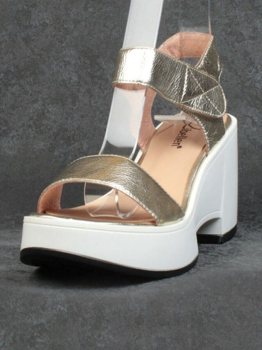 08-QL6989-1A WHITE Босоножки женские (натуральная кожа)