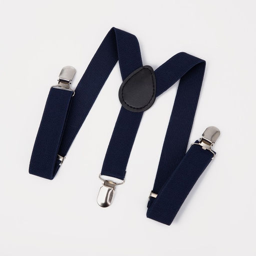 Подтяжки детские, ширина 2.5 см, цвет тёмно-синий - Simaland фото 4