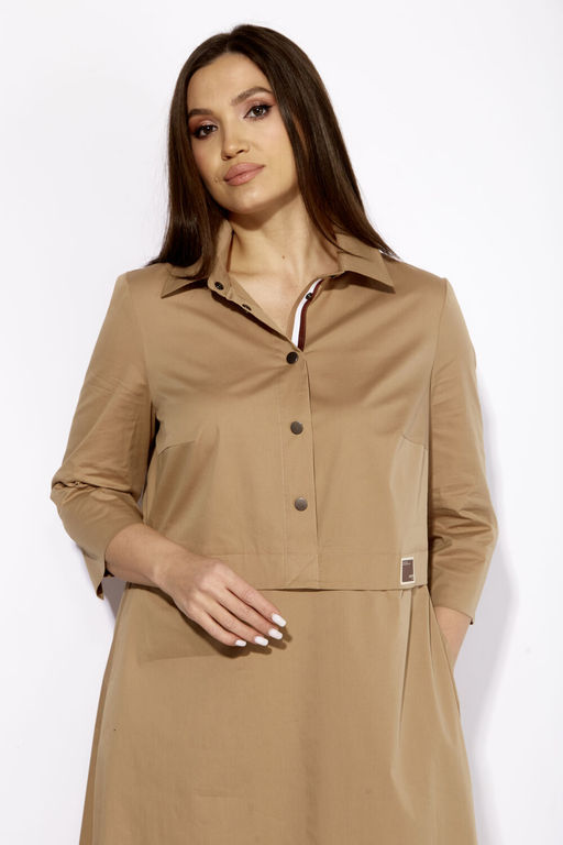 Платье ТАиЕР 1270 песочный  фото 2