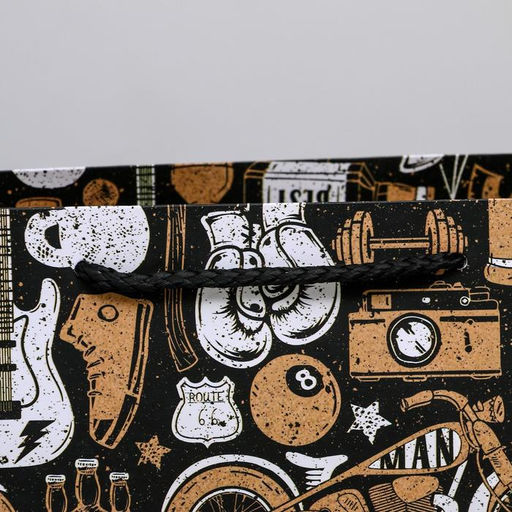 Пакет ламинированный горизонтальный For the best man, MS 23 18 10 см - Дарите счастье фото 4