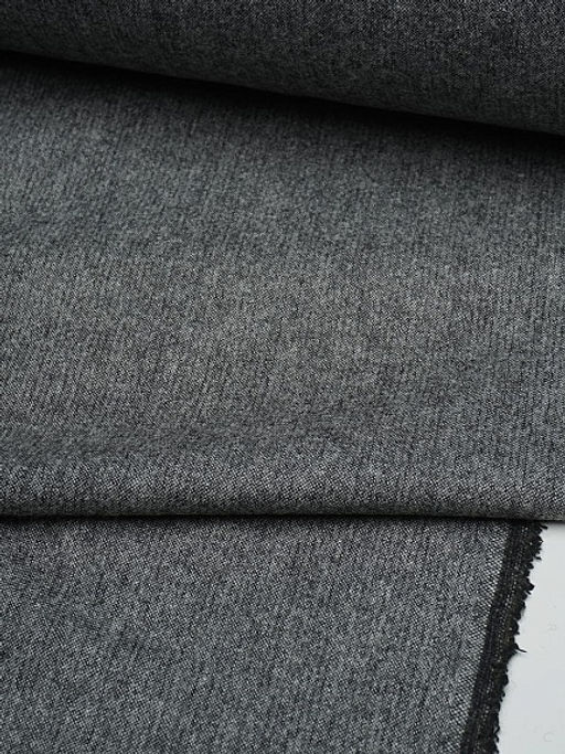 Шерсть костюмная Твид цв.Темно-серый меланж, ш.1.55м, шерсть-50%, п/э-50%, 240гр/м.кв - Купава фото 7