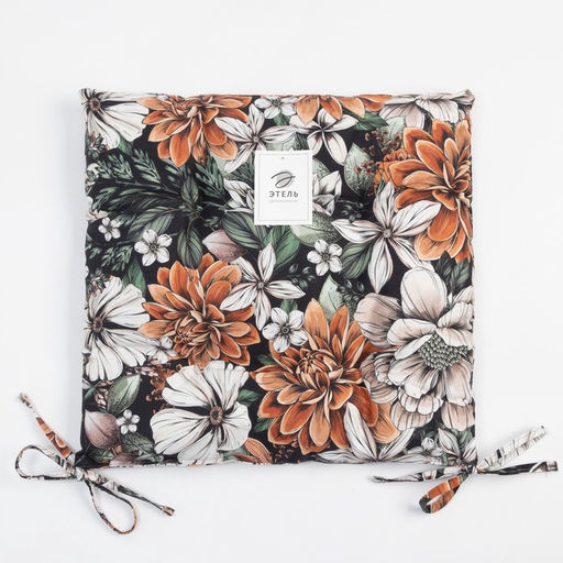 Подушка на стул «Этель» Meadow flower, 42×42 см