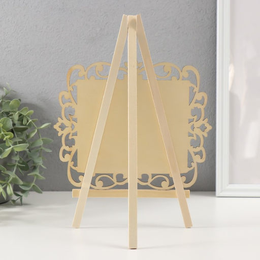 Фигурка настольная «Меловая доска на мольберте: Ажур», 1.8×20×28 см