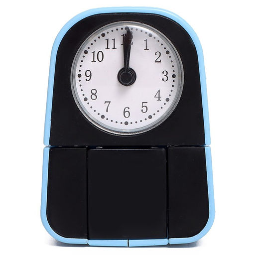 Робот-часы Щенок, трансформируется в будильник, работает от батареек, цвет голубой - IQ BOT фото 6